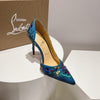 CL* 24 1:1 VIPembroidered high heels