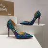 CL* 24 1:1 VIPembroidered high heels
