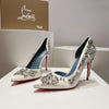 CL* 24 1:1 VIPembroidered high heels