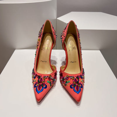 CL* 24 1:1 VIPembroidered high heels
