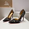CL* 24 1:1 VIPembroidered high heels