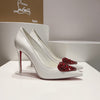 CL *24 1:1 VIP  heart-shaped gemstone high heels