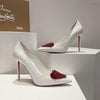 CL *24 1:1 VIP  heart-shaped gemstone high heels