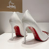 CL *24 1:1 VIP  heart-shaped gemstone high heels