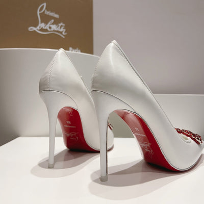 CL *24 1:1 VIP  heart-shaped gemstone high heels