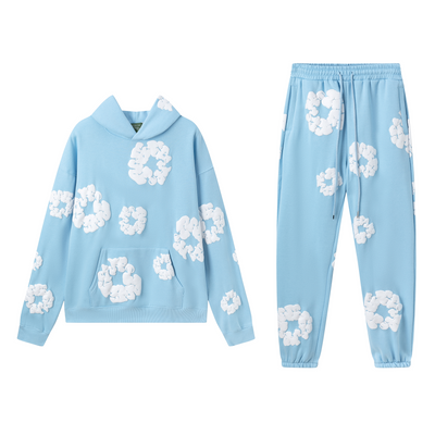 Garland Cotton Sweatshirt + Sweatpants Set