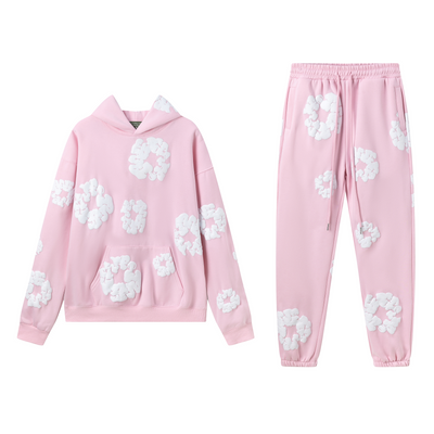 Garland Cotton Sweatshirt + Sweatpants Set