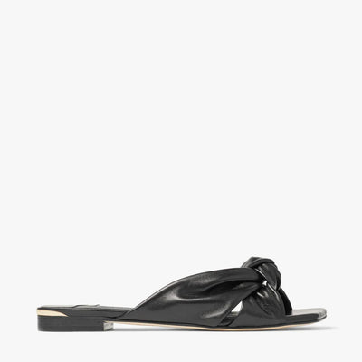 JC**  1: 1 VIP latte nappa leather flat sandals