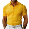 Men's Waffle Polo Shirt