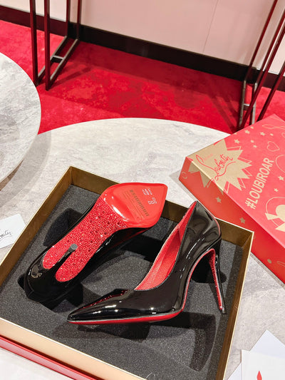 Christia** Loubout** diamond-soled high heels